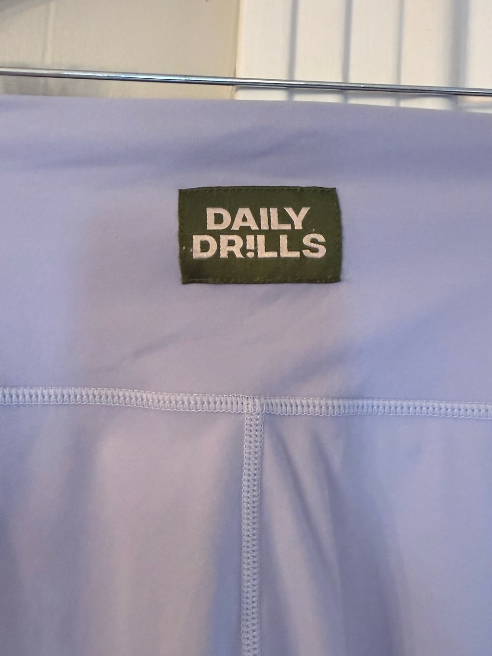 Daily drills light blue leggings size small